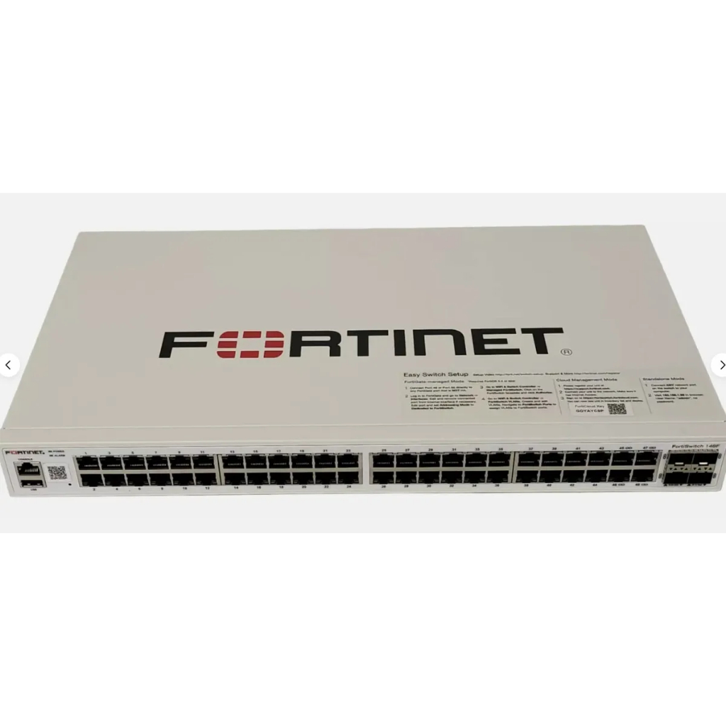 Switch de gerenciamento de rede Ethernet Fortinet FS-148F FortiSwitch 148F+Forticare 12m