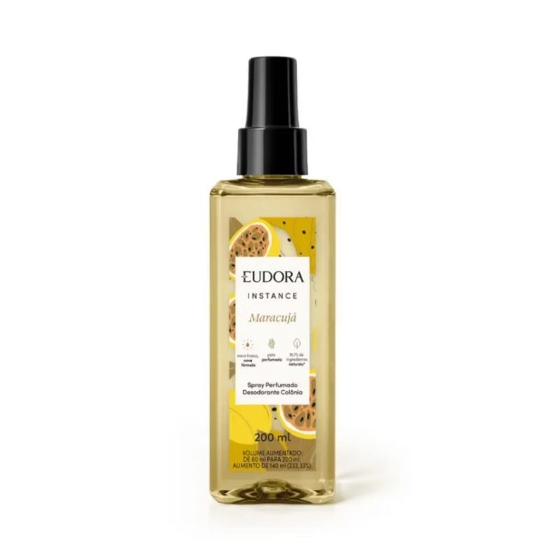 Body Splash Maracuja Instance 200ml Eudora em Oferta na Shopee