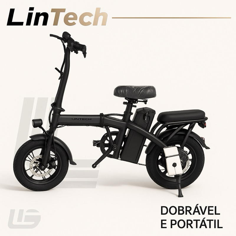 Bicicleta elétrica dobrável para adultos, pedal tripulado, compras ao ar livre, viagem