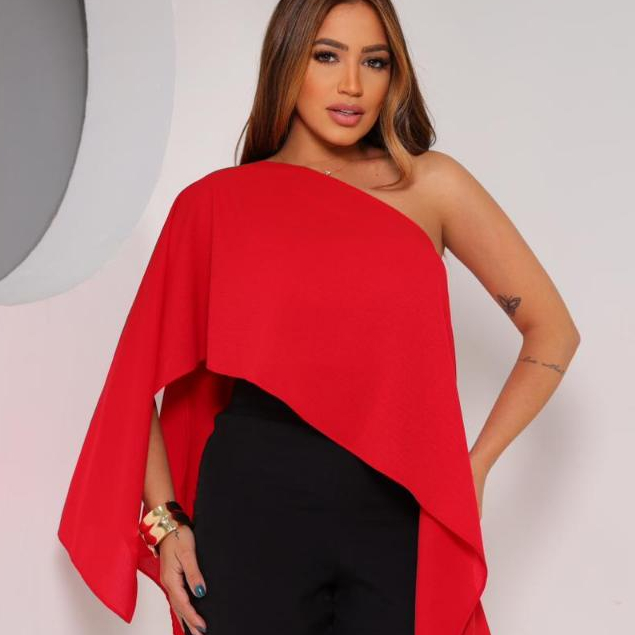 Bata Capa Estilo Boho Blusa Capa Feminina Multi Formas Cropped com Top Elegante e Versátil