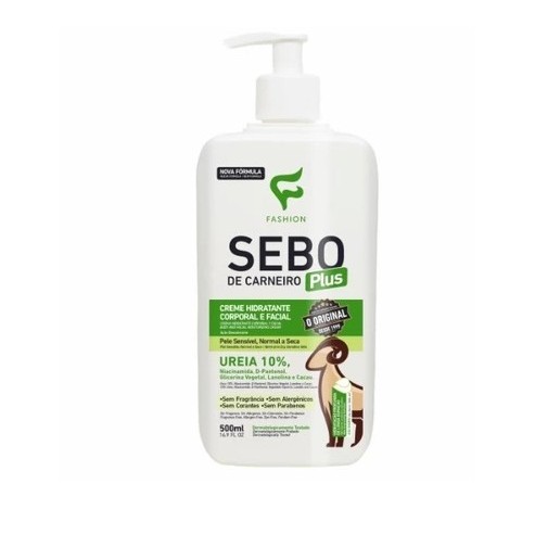 Creme Sebo Carneiro Plus Ureia 500ml - Fashion