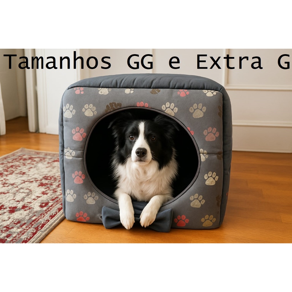 Casinha Toca Cama Iglu 2 Em 1 Cachorro Cão E Gato Tam GG E XG Gigante em Oferta na Shopee