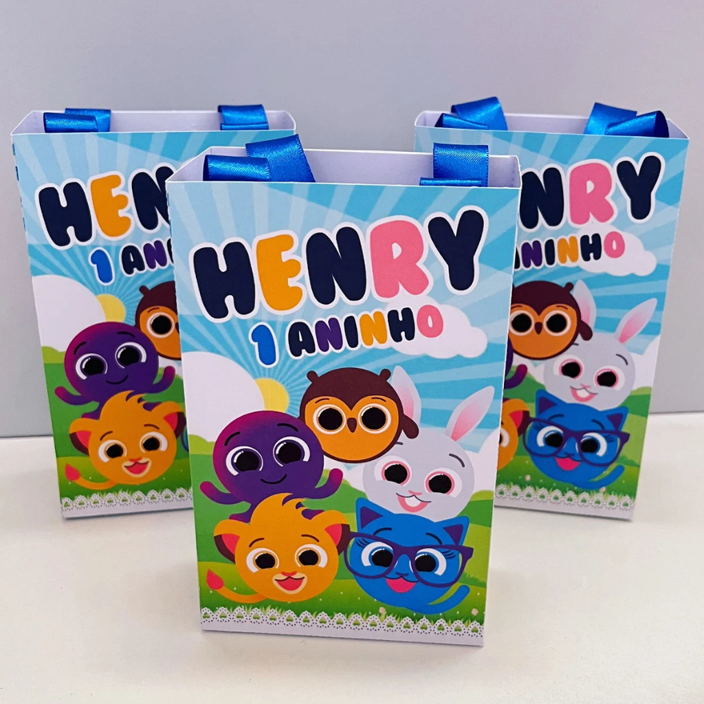 Sacolinha Personalizada Bolofofo | Sacolinha | Lembrancinha Aniversário PEGUE E MONTE