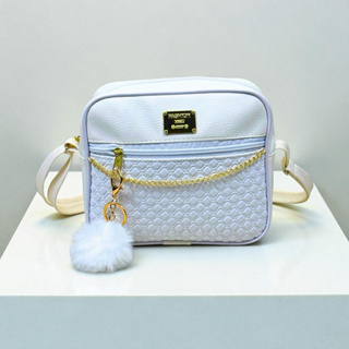 Bolsa Feminina Transversal Pequena Câmera Bag Blogueira Com Corrente E Pompom - Estilo e Tendência em Oferta na Shopee