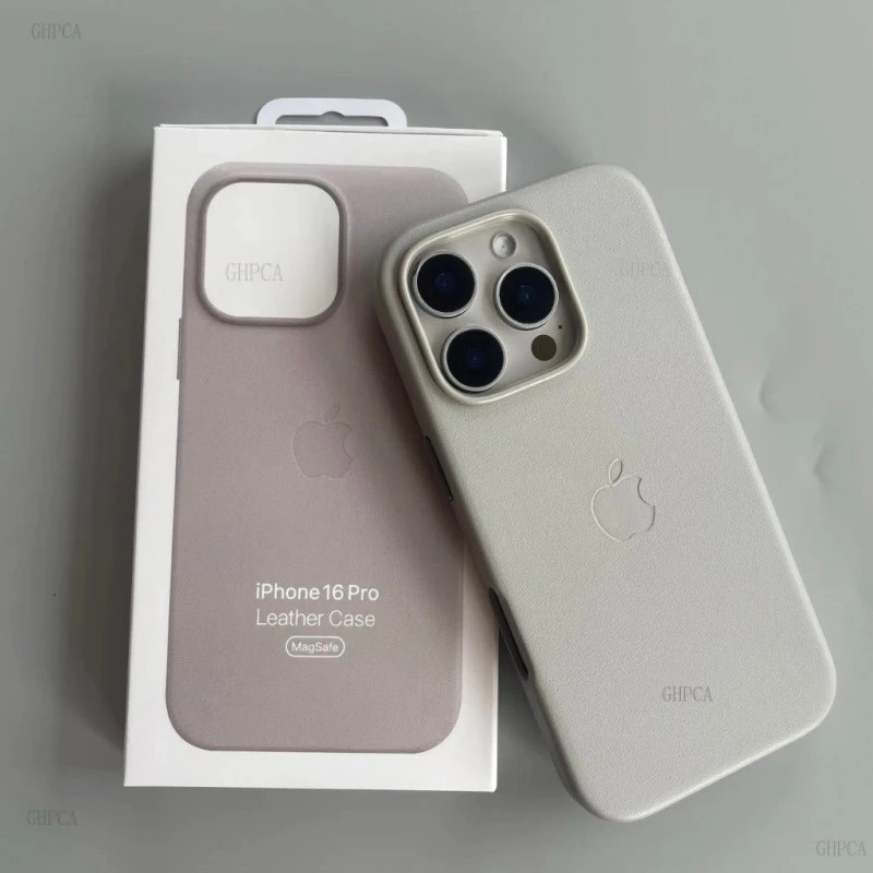 Capa De Couro Para iPhone 13/14/15/16 Pro Max Com Magnética De Carregamento Sem Fio Telefone