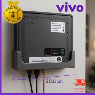 Suporte parede Modem Vivo Fibra / Roteador Vivo Fibra em Oferta na Shopee