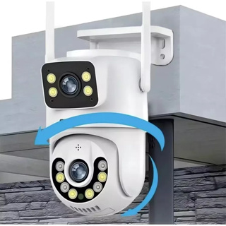 Camera Externa Ip a Prova D'água Wifi Dupla 2 Em 1 com Visao Noturna Infravermelho YOOSEE em Oferta na Shopee