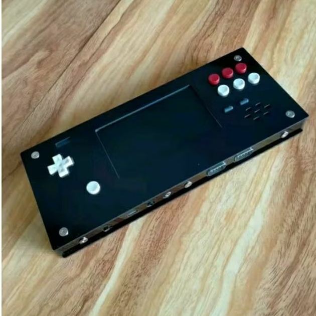 mega drive portatil com entrada para cartucho e controles (modelo dedicado, colecionável)