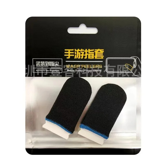 Kit Com 6 / 12 Unidades de Luva de Dedo Anti-Suor Para Celular Jogos Gamer FPS Free Fire Pubg Mobile