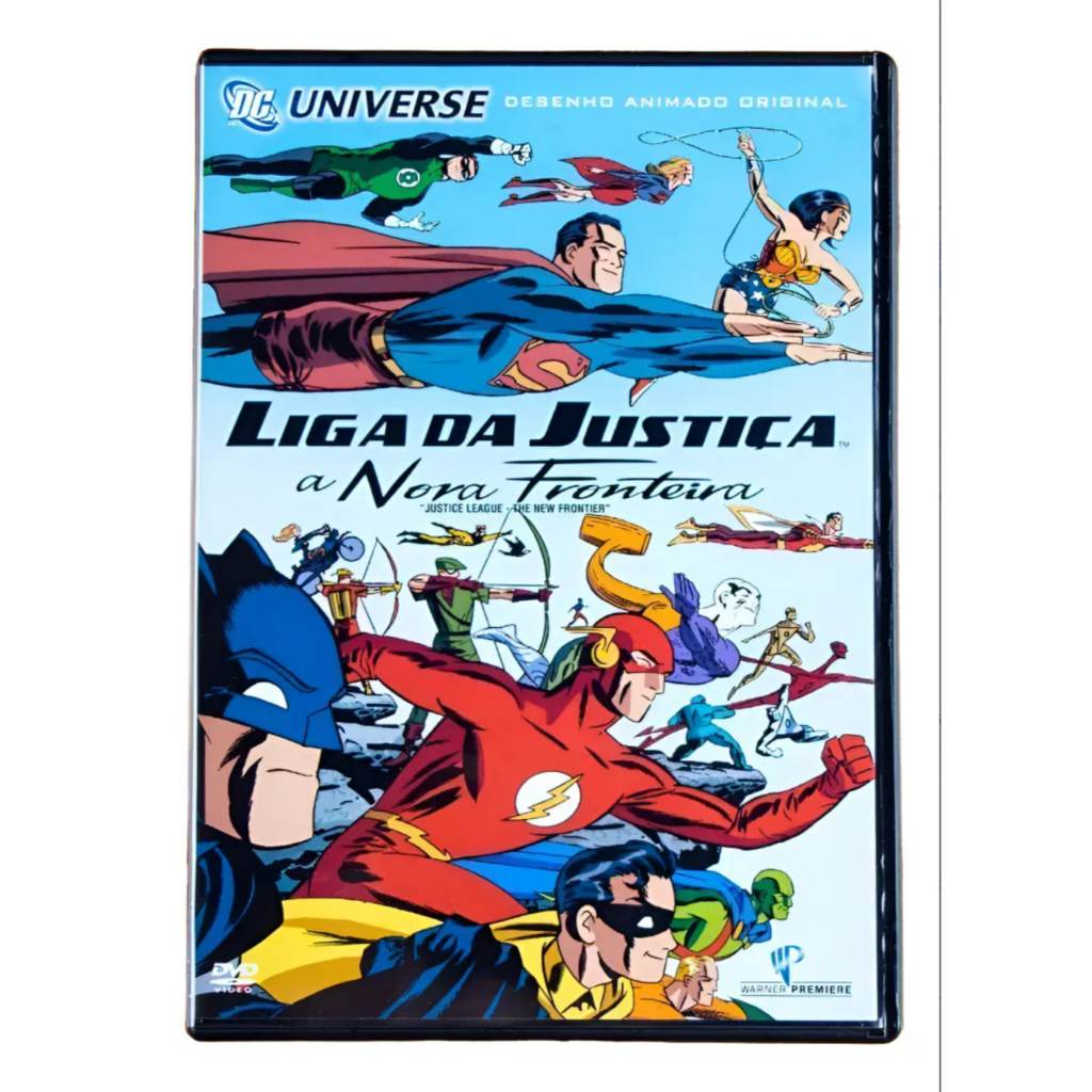 A Liga da Justiça A Nova Fronteira DVD Animação Original