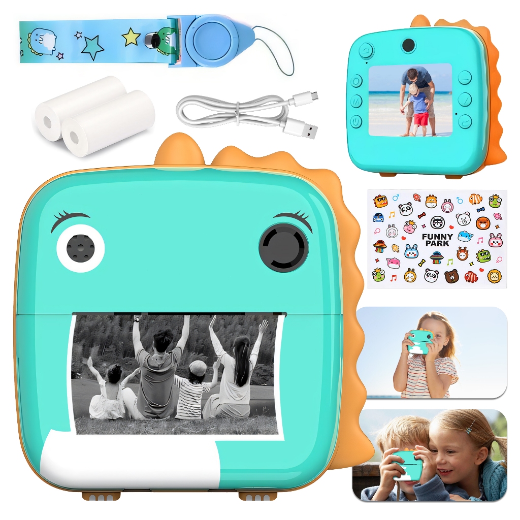 Câmera Hd Infantil Instantânea Filmadora Full Divertida Jogo