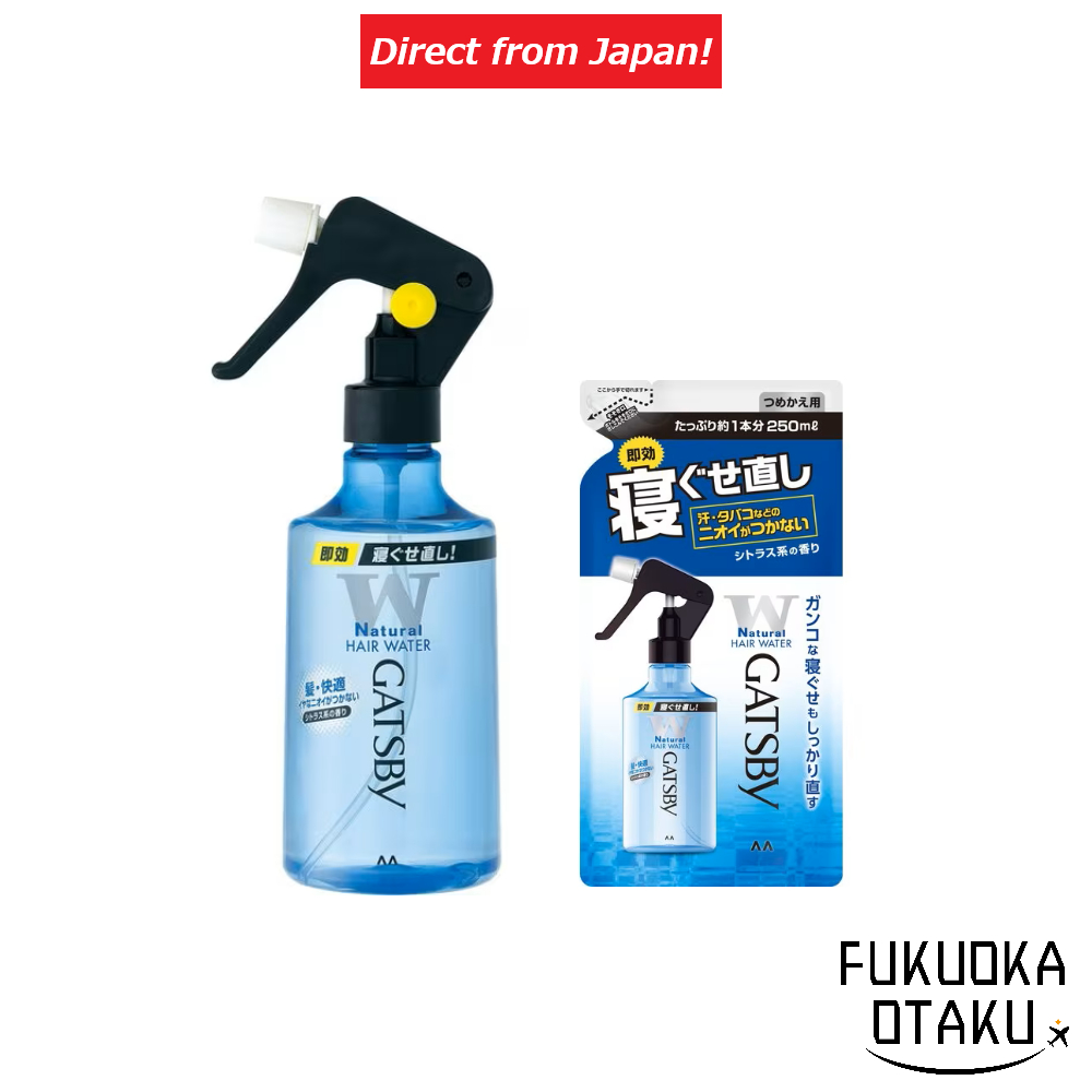 GATSBY Água Capilar Antifriz e Desodorante para Cabelos【Direto do Japão】