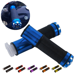 Manopla Esportiva Com Acelerador Roldana Para Moto Universal Aluminio Punho Borracha Anti Derrapante em Oferta na Shopee