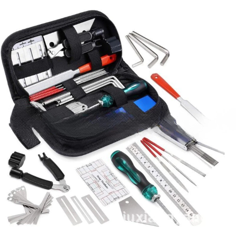 Conjunto de ferramentas de reparo de guitarra 25 em 1 em Oferta na Shopee