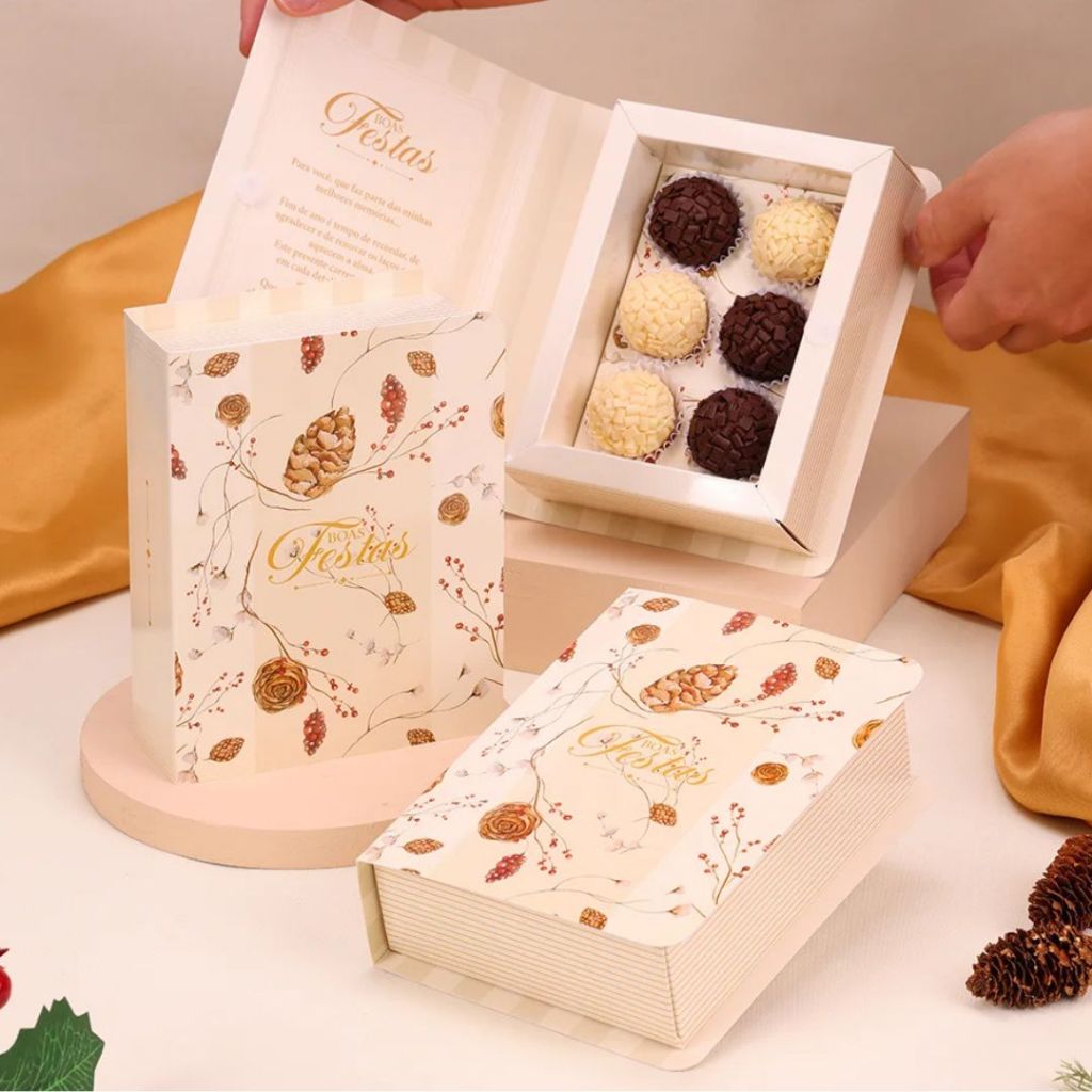 15 CAIXAS LIVRINHO NATAL 6 DOCES CLÁSSICA 5188 ( JANGO NATAL 2025 )