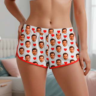 Shorts Feminino Short Doll Pijama Personalizado com fotos em Oferta na Shopee