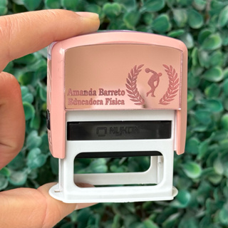 Carimbo Personalizado Placa Personalizada - Diversas Profissões e Modelos - ENVIAR DADOS CHAT/OBS em Oferta na Shopee
