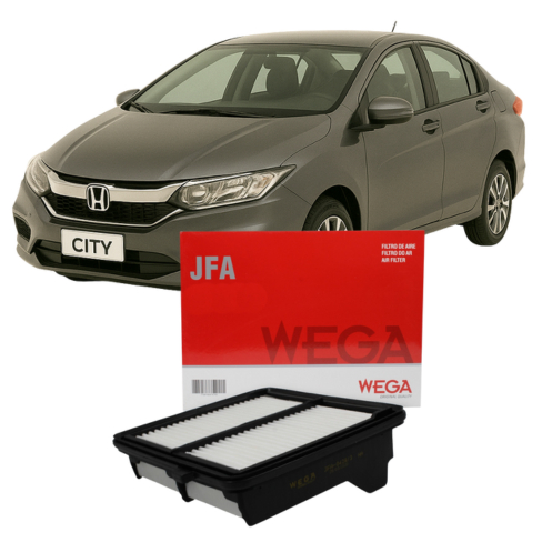 Filtro Ar do Motor Honda City 1.5 16v; Fit 1.4 16v ou 1.5 16v - JFA-04283 em Oferta na Shopee