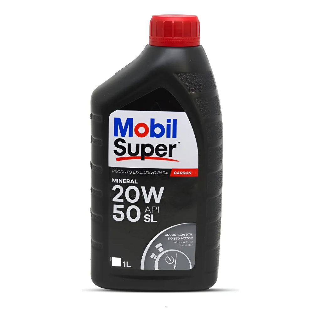 Mobil Óleo De Motor Para Carros Lubrificante Super 20w50 Mineral Api Sl