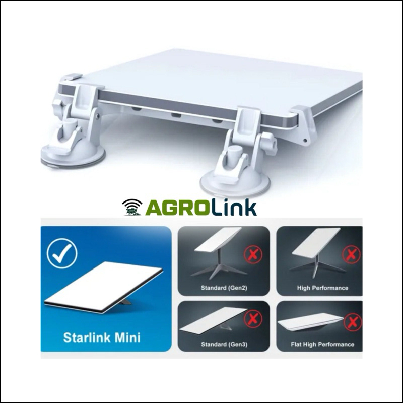 Suporte Ventosa para Starlink Mini Carro – Fixação Perfeita no Teto Solar ou Vidro