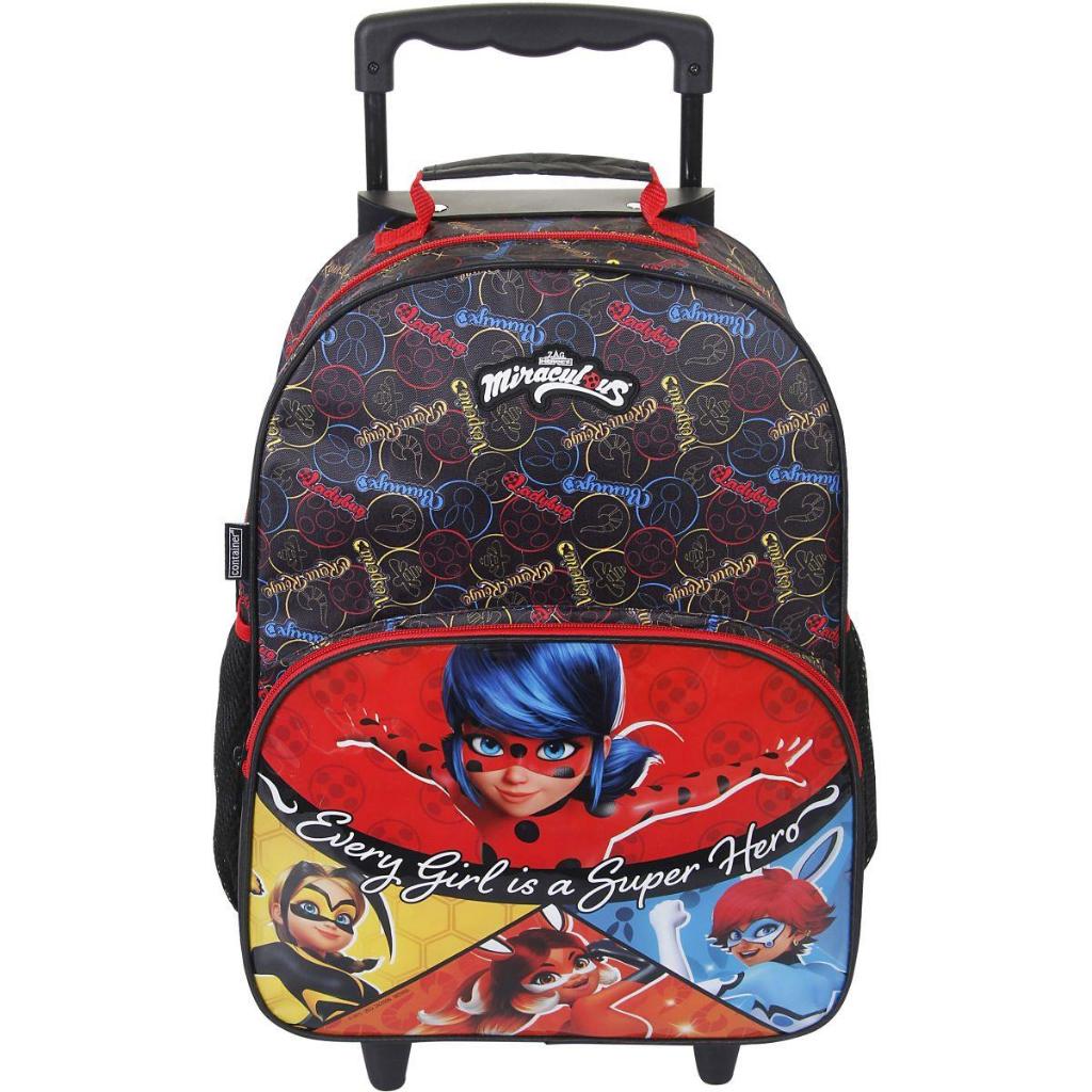Mochila Infantil com Rodinha Miraculous Max G - Dermiwil