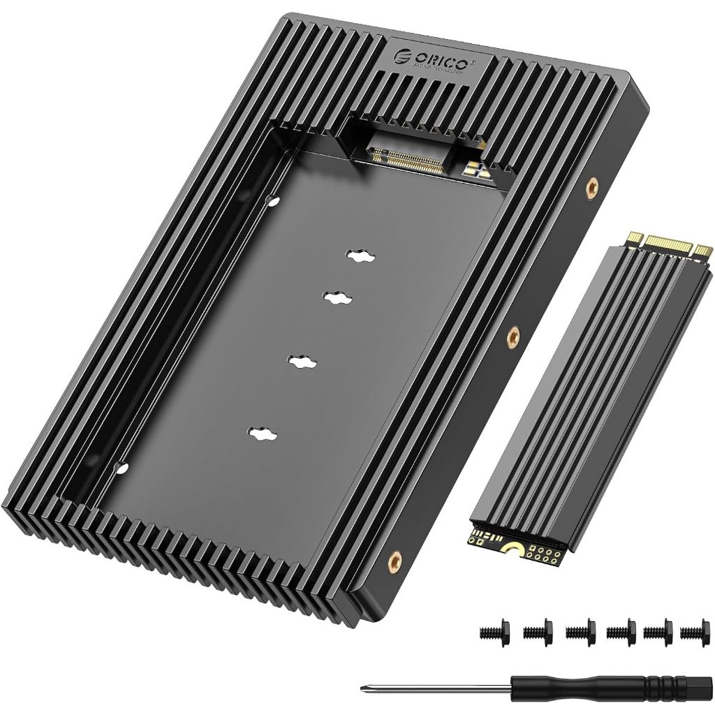 Orico - Adaptador SSD M.2 NGFF SATA para Baia 3.5” – NÃO Compatível com M2 NVMe PCIe