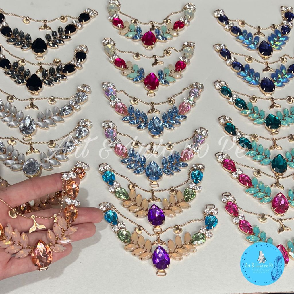 Cabedal Sereia Para Chinelo Sem Pino (Similar)