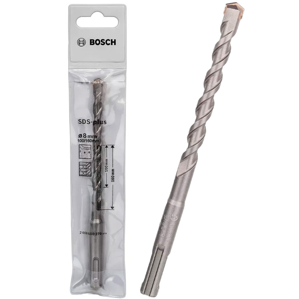 Broca Martelete Para Concreto 8mm Sds Plus Martelete Bosch em Oferta na Shopee