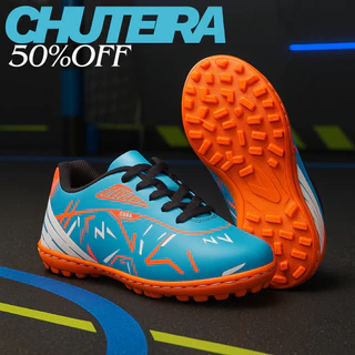 Chuteira Infantil Masculino Futsal Quadra Society Campo Costurada Reforçada Leve Confortável 28 Ao 3