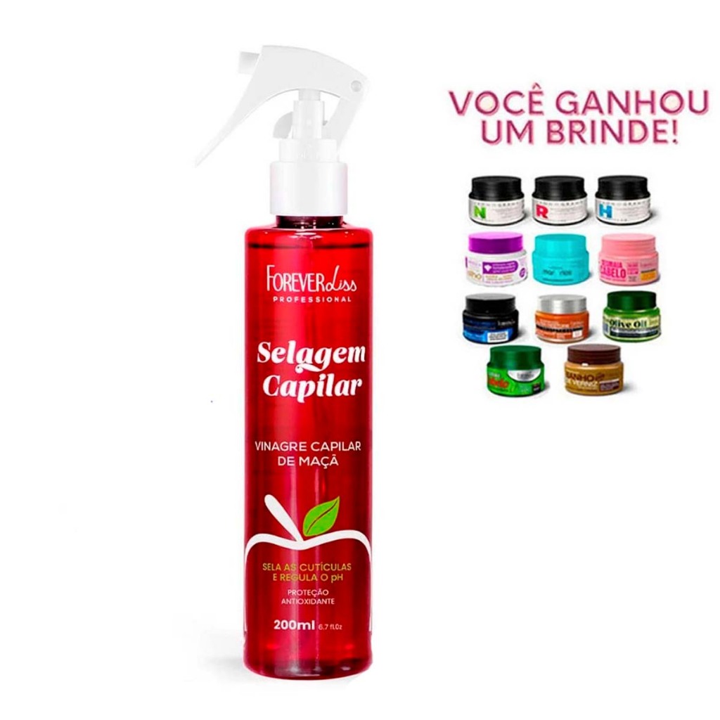 Vinagre Capilar de Maça Forever Liss 200ML