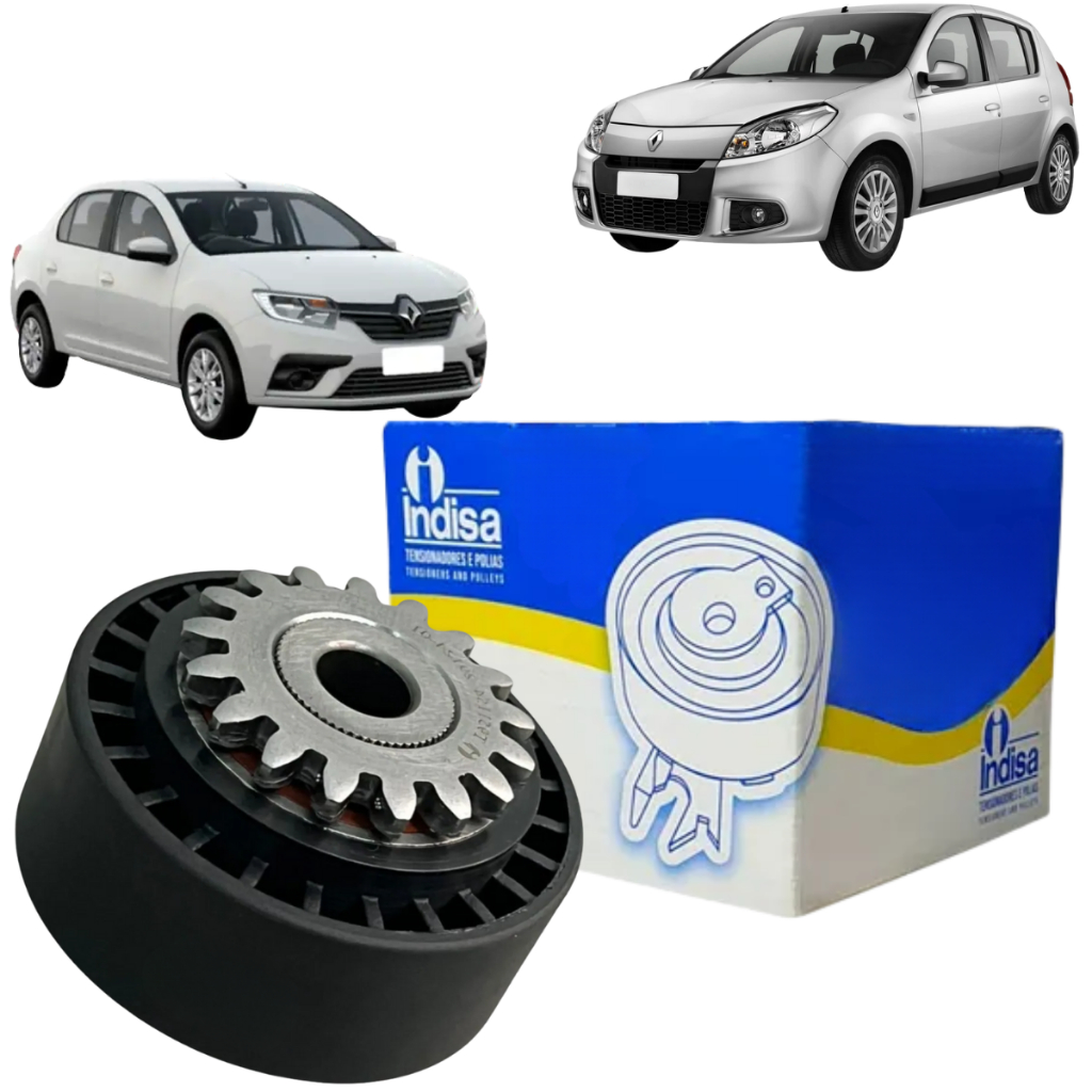 Polia do Alternador Indisa Para Renault Logan Sandero Clio 1.0 2000 Até 2016 Original Indisa T951154 em Oferta na Shopee