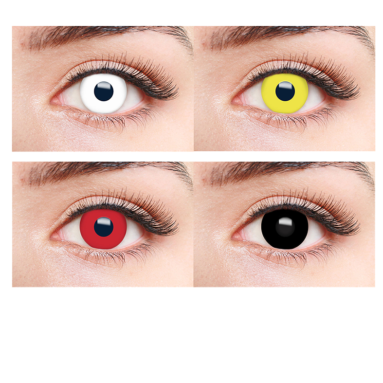 Lente De Contato Cosplay Halloween Fantasia 6 Cores em Oferta na Shopee