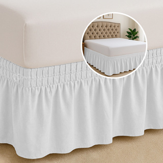 Saia Com Elástico 42cm Para Cama Box Casal, Queen e King Tamanho Universal Premium Luxo em Oferta na Shopee