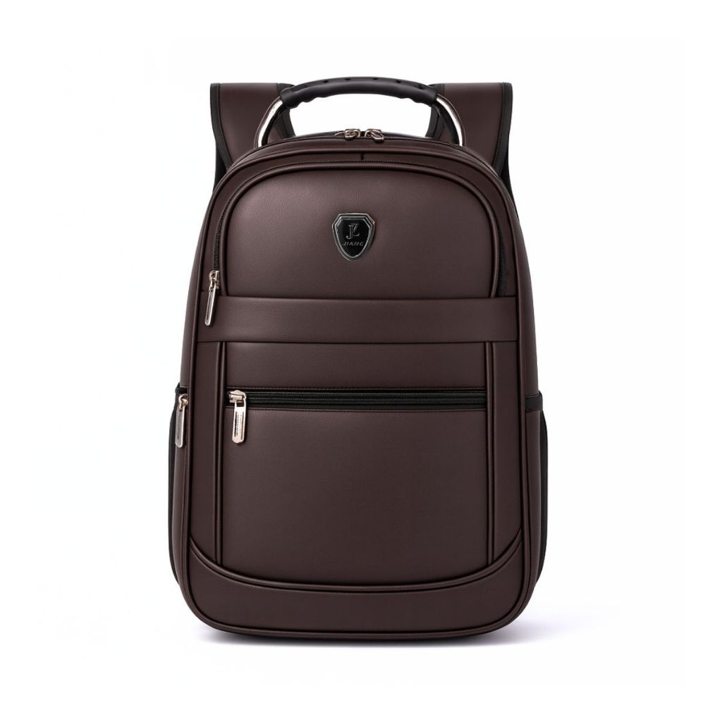 Mochila De Couro Escolar Media Reforçada Cabo De Aço Unisex
