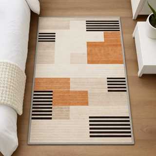 Tapete Beira Cama Berlim 0,60cm x 1,00m Estampado Corttex em Oferta na Shopee