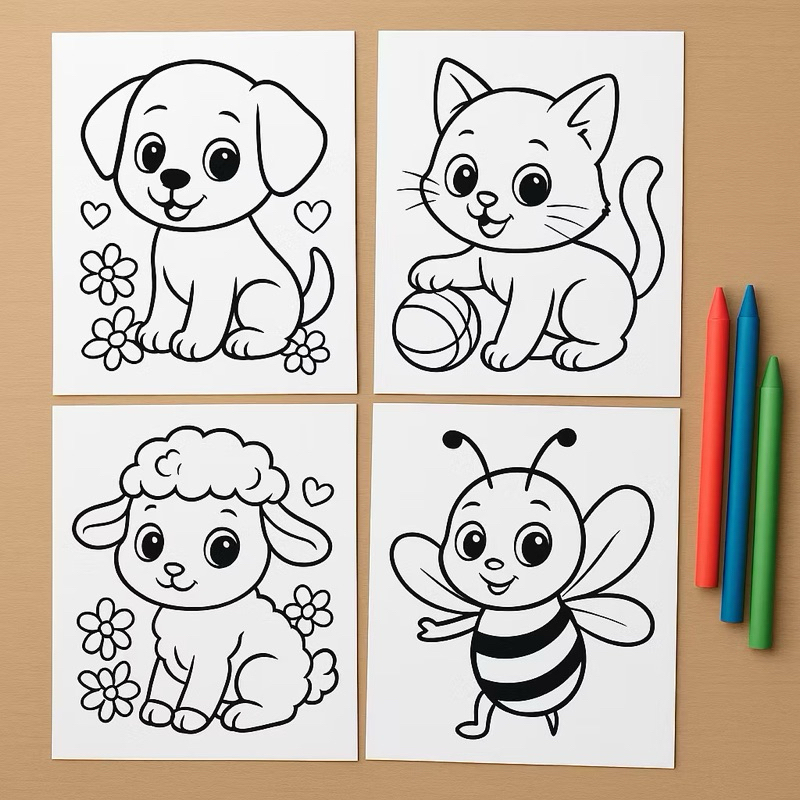 O que é Desenhos de Animais de Fazenda para Colorir? Guia e Onde Comprar | BuscaProdutos