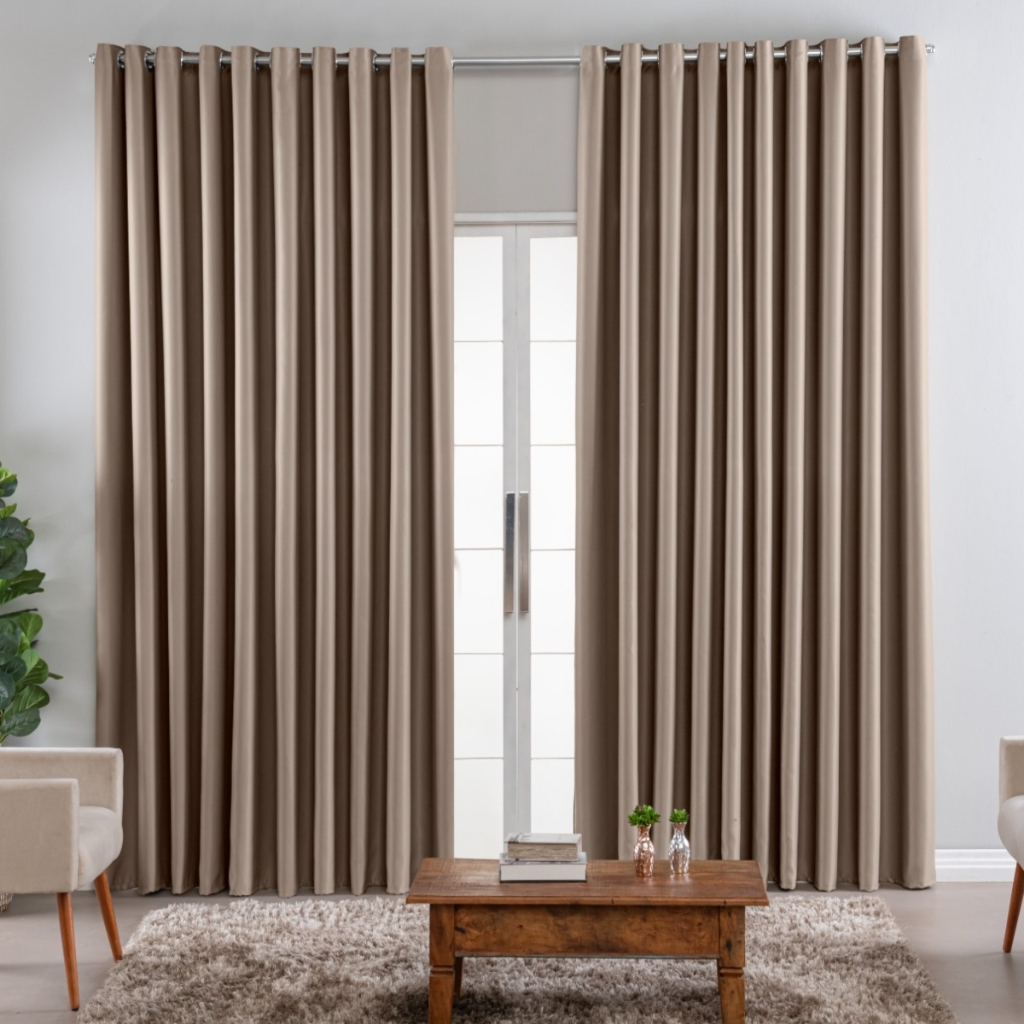 Cortina Blackout Em Tecido 2,00x2,50 Corta Luz