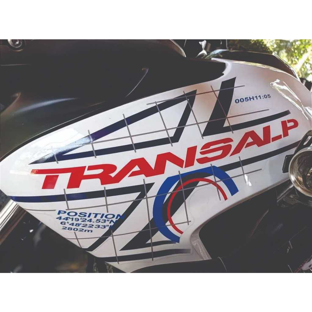 Kit Faixa Adesivo Honda Transalp Xl 700v 2011 Azul