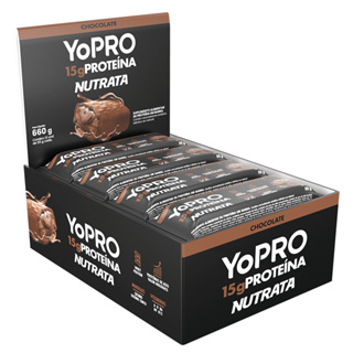 Yopro Bar 55g Display Com 12 Unidades  Nutrata em Oferta na Shopee