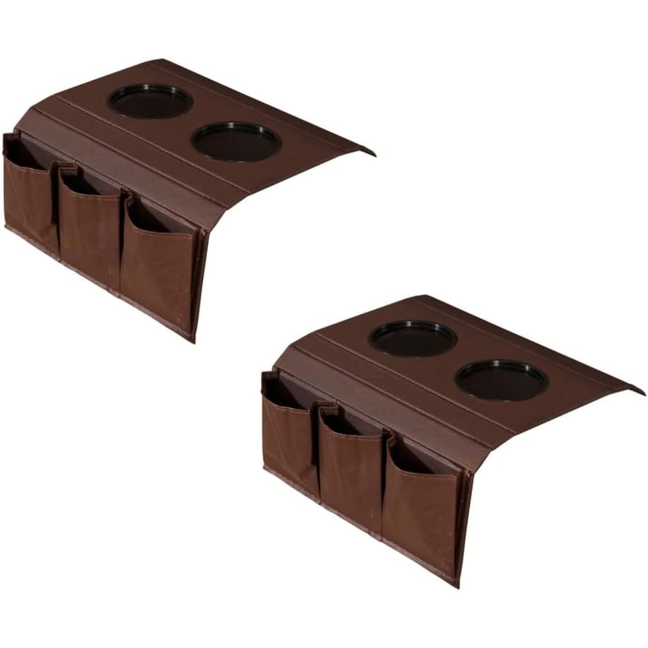 Kit 2 Esteira bandeja Porta Copo e Controle moderna Costurada Corino promoção barato