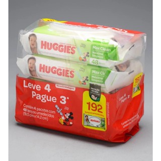 Kit Lenços Umedecidos HUGGIES CLASSIC 1X48 - 4X48 - 2X96 NATURAL BABY 3X100 - 5X100 - 10X100 em Oferta na Shopee