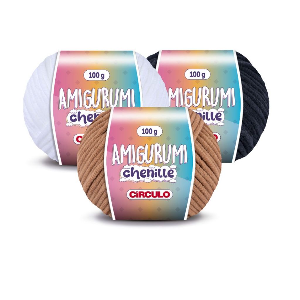 Fio Amigurumi Chenille CIRCULO em Oferta na Shopee