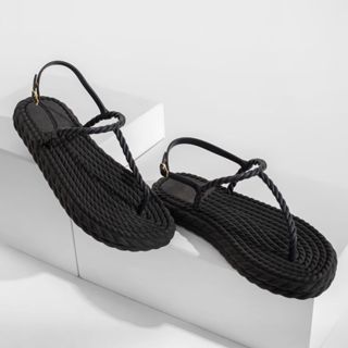 lançamento chinelo papete trançado com Alça Nuvem Feminino sandália EVA 3 Tranças Plataforma Ortopédico Macio em Oferta na Shopee