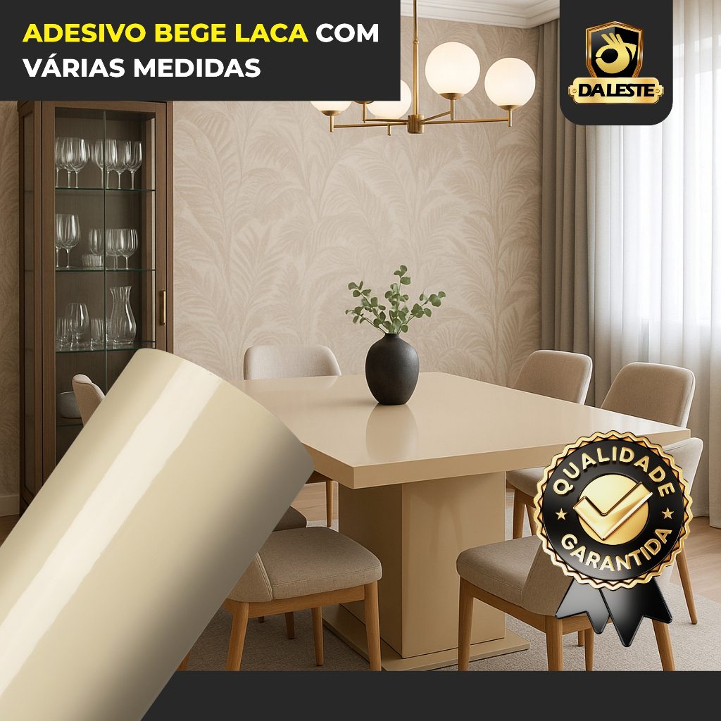 Adesivo Vinil Bege Off White Laca Laquear Várias Medidas Envelopar Móveis Mesa Vidros Pode Molhar em Oferta na Shopee
