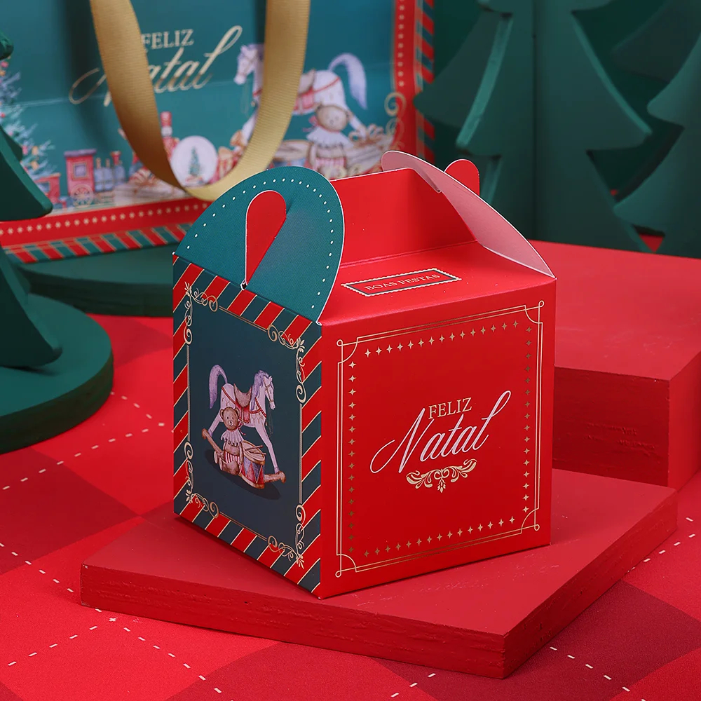 30 CAIXAS LEMBRANCINHA NATAL 9X9X9CM TRADIÇÃO 5268 ( JANGO NATAL 2025 )