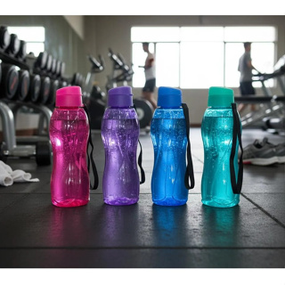 Garrafa de Água Squeeze Pet Colorida Lisa 1 Litro Mônaco Tampa FlipTop em Oferta na Shopee