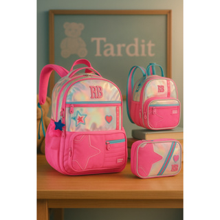 Kit Mochila Rebecca Bonbon lancheira Estojo escolar juvenil Holográfica. em Oferta na Shopee