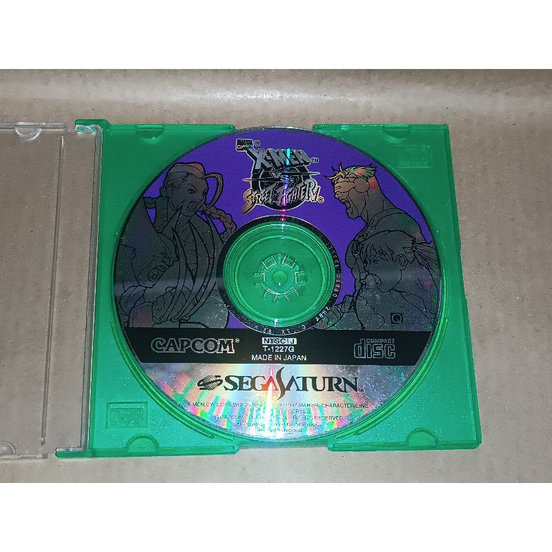 Jogo X-Men vs Street Fighter Japonês Sega Saturn