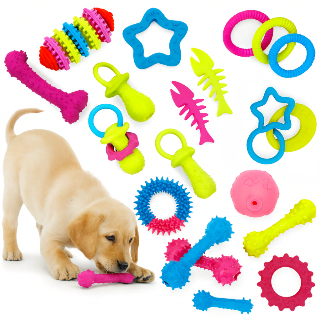 KIT BRINQUEDO PET MORDEDOR RESISTENTE CACHORRO ANTI ESTRESS em Oferta na Shopee