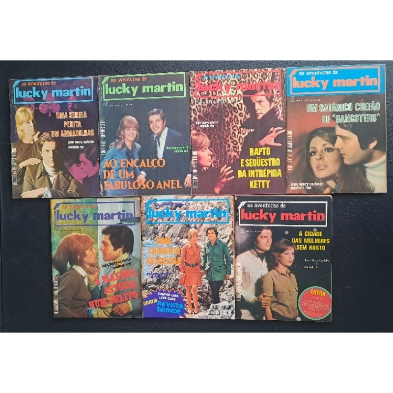 Revista Fotonovela Lucky Martin 1972 Ao Encalço De Um Fabuloso Anel Um Satânico Chefão Uma Sereia Perita Em Armadilhas